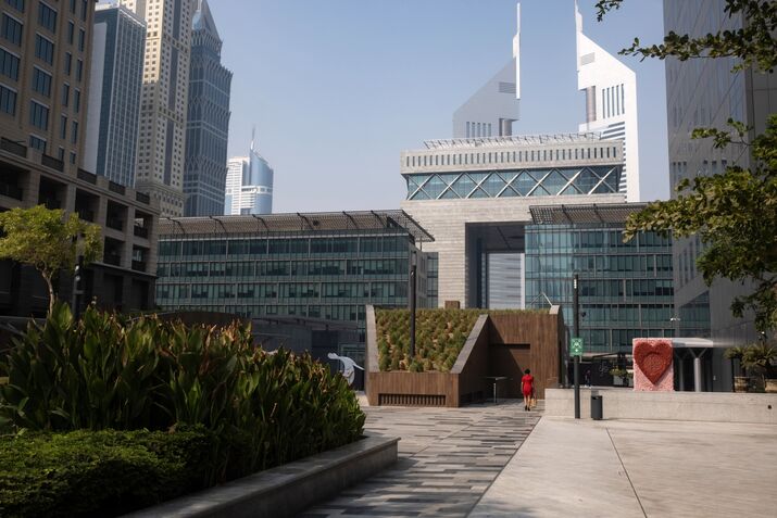 The Dubai International Financial Centre.