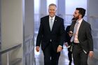 Senate Lawmakers Address The Media After Their Weekly Policy Luncheons
