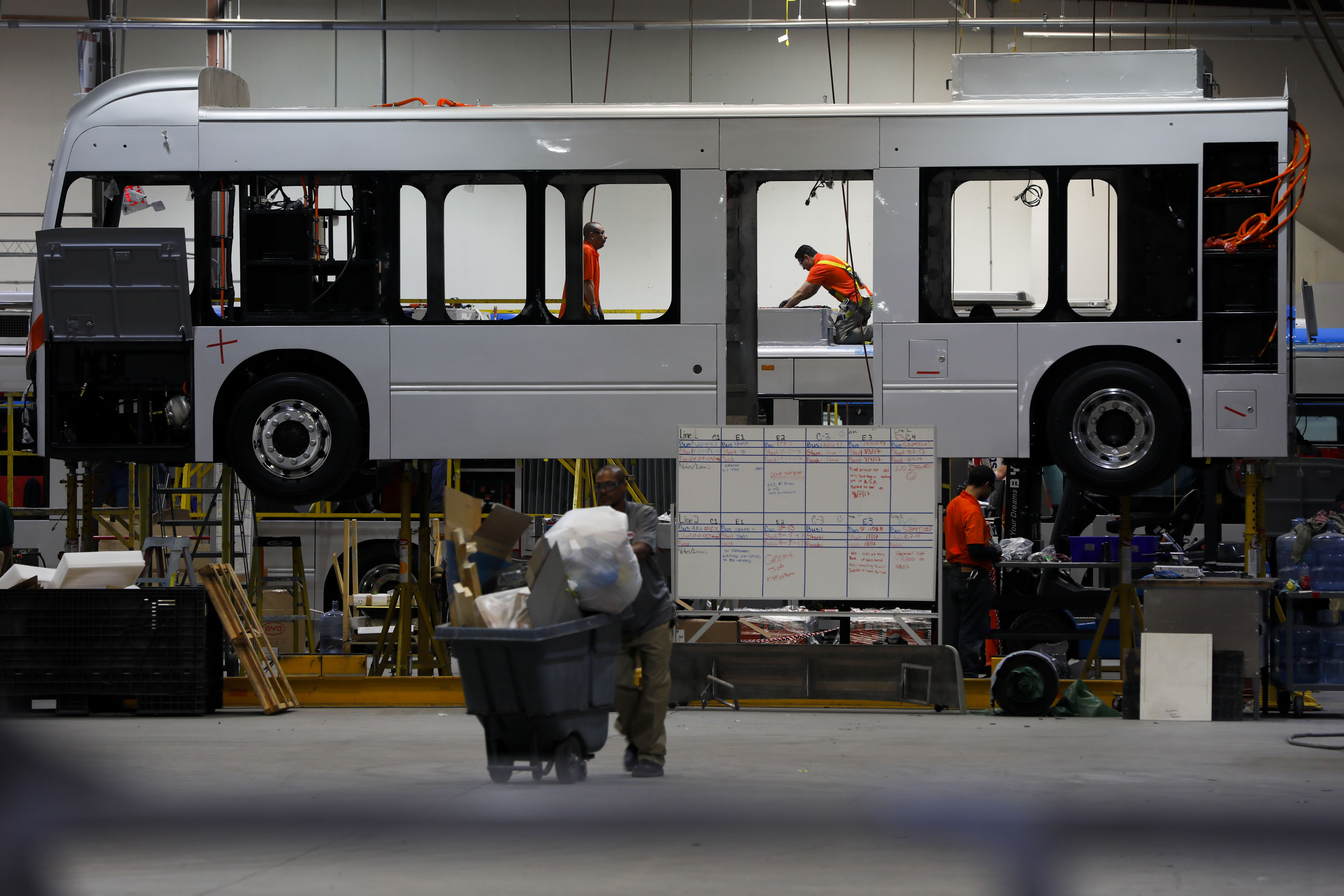 Inside The BYD Coach And Bus Factory As Company Opens Expansion Of Facility