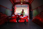 Royal Mail&nbsp;said sales tumbled at its main UK postal business in the first quarter .