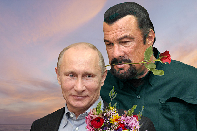 Vladimir Putin's Man Crush on Steven Seagal - Bloomberg