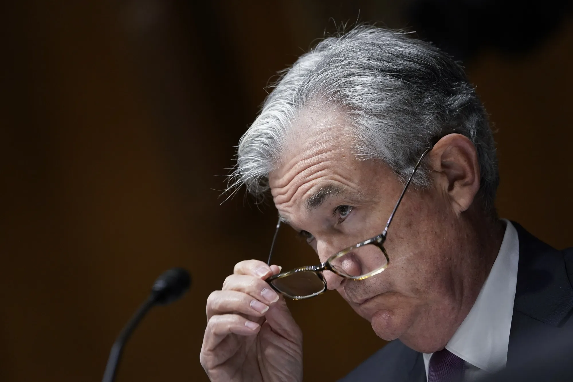 Powell is taking his time.