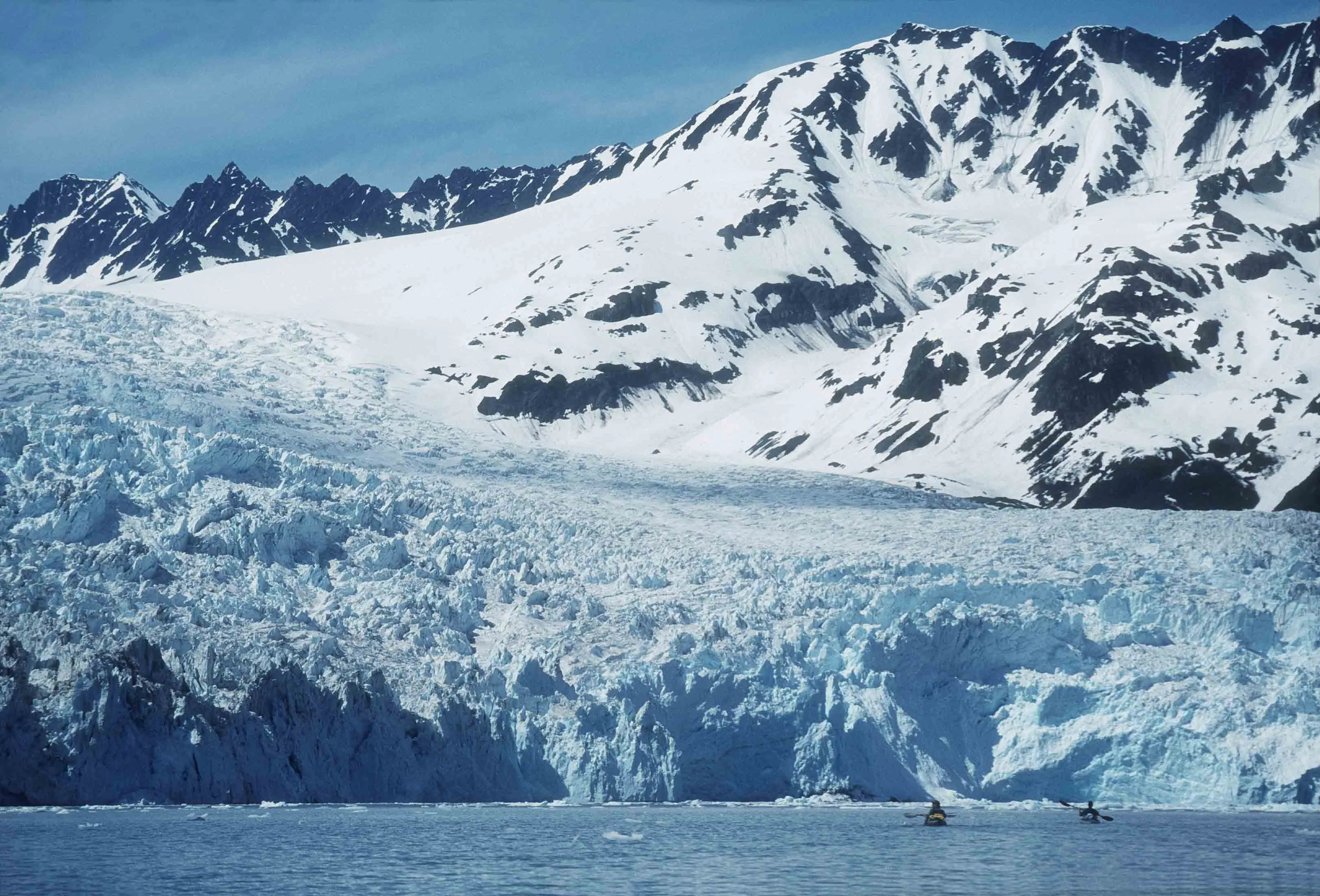 The Aialik Glacier in&nbsp;Kenai Fjords National Park, Alaska.
