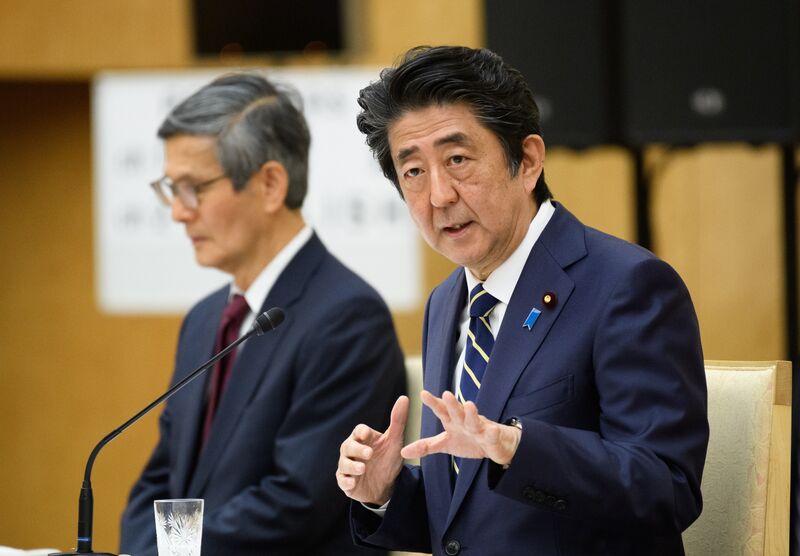 Prime Minister Shinzo Abe News Conference As Japan Lifts State of Emergency in Most Areas 