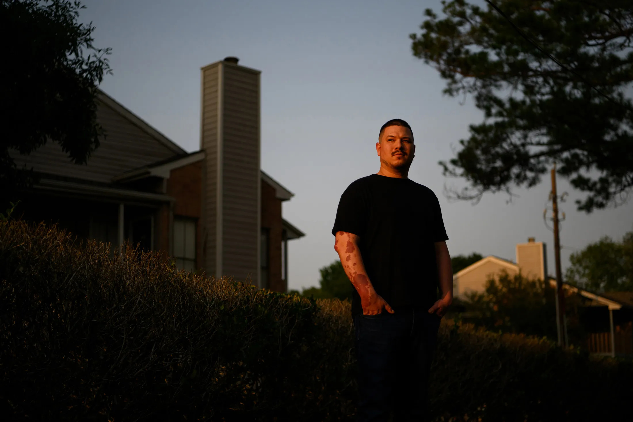 Rigoberto Guillen, who was injured while working when an explosion occurred at&nbsp;Marathon's Galveston Bay oil refinery.