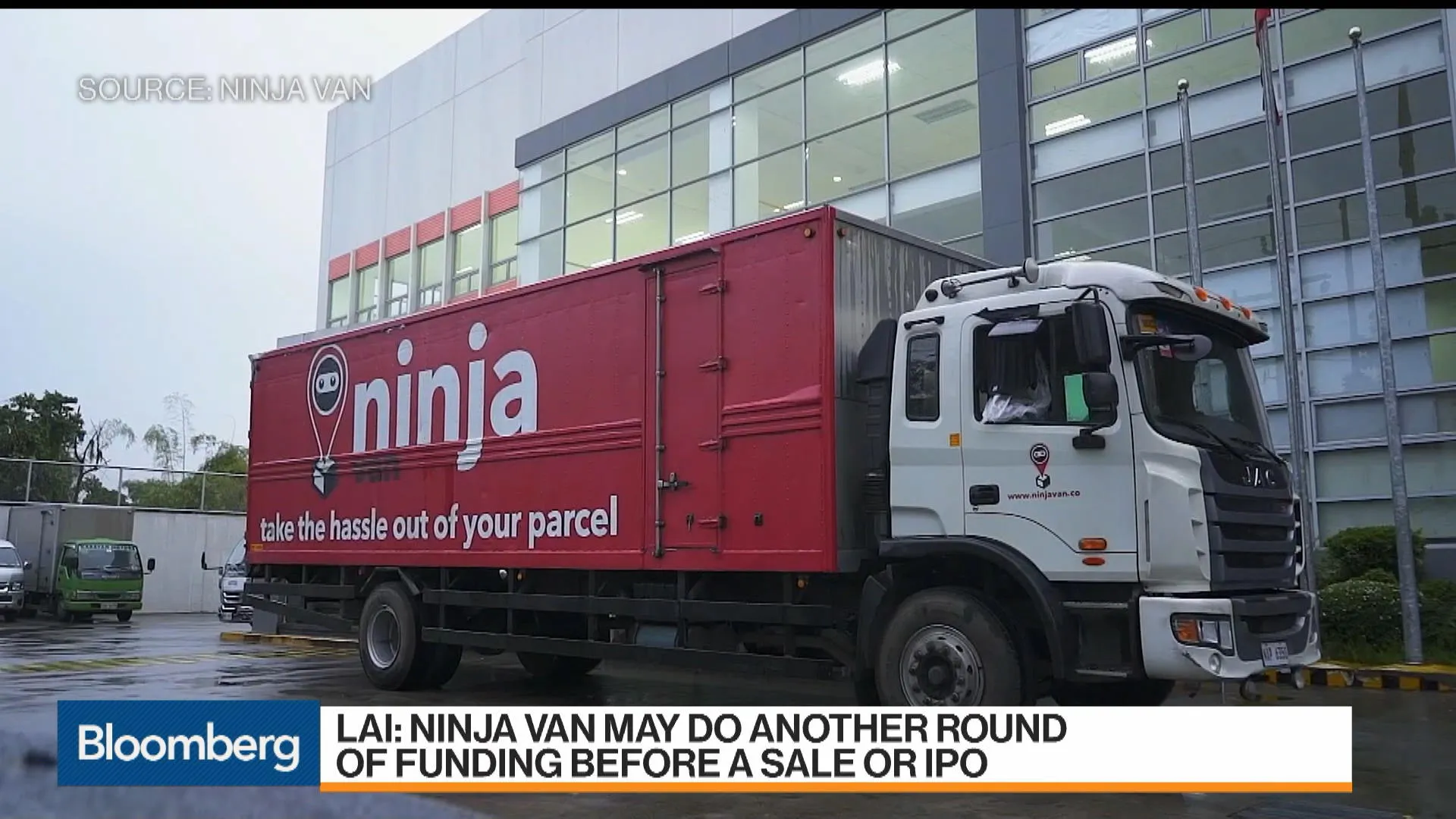 Watch Singapore Parcel Delivery Firm Ninja Van Seeing Small Demand ...