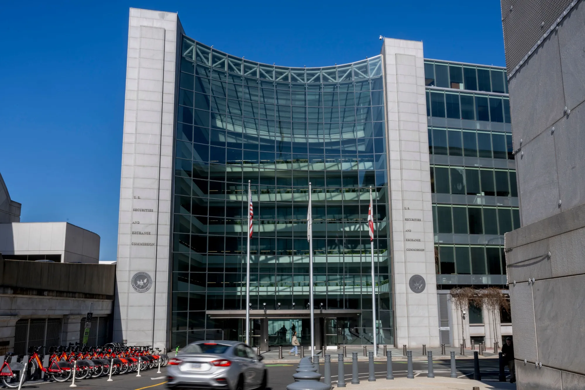 The SEC headquarters in Washington, DC, in 2025.