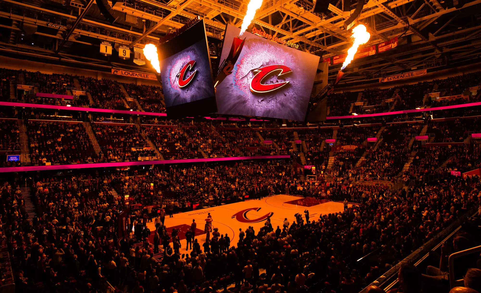 Quicken Loans Arena in Cleveland, Ohio.
