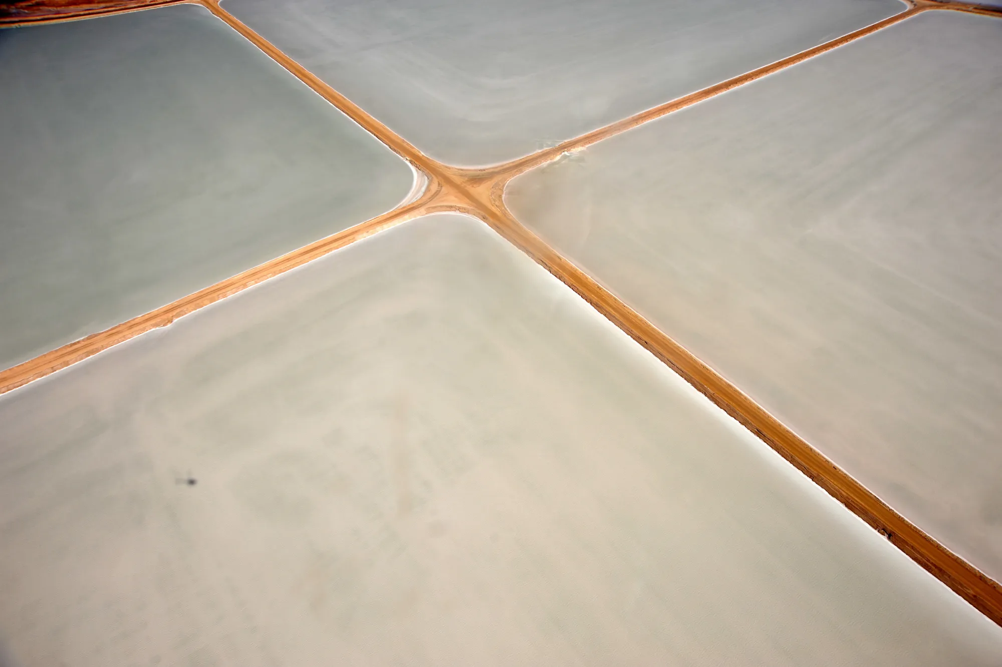 Rio Tinto's Dampier salt flats.

