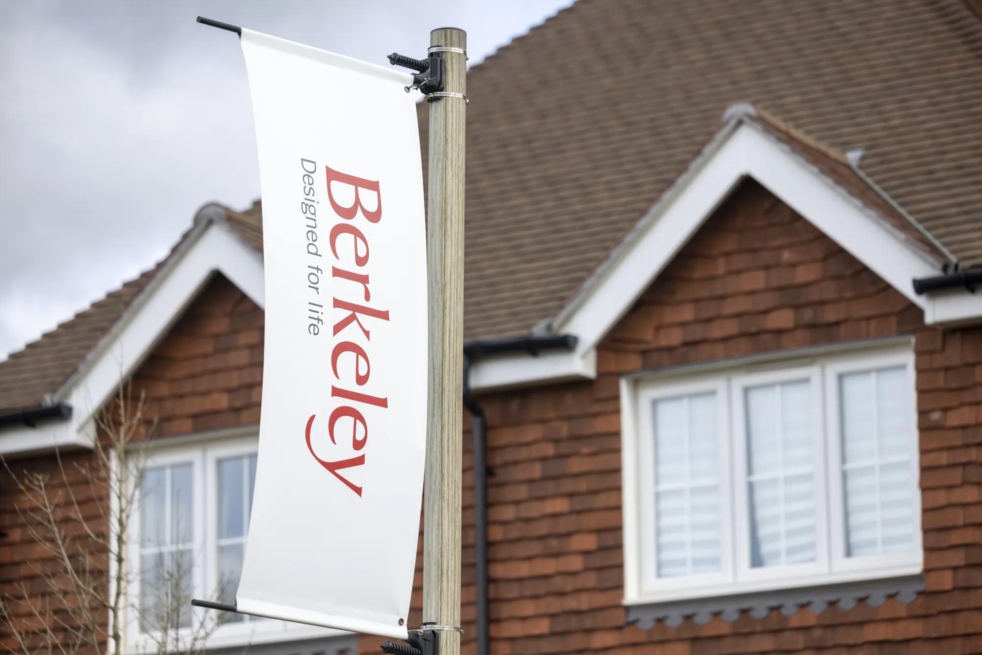 A Berkeley Group Holdings Plc residential construction site in Cranleigh, UK.