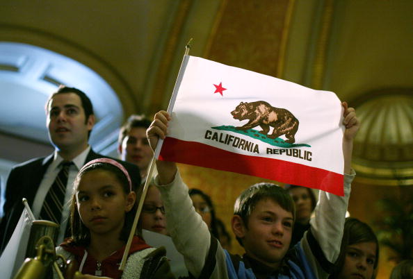 California is gaining in the world’s economy.
