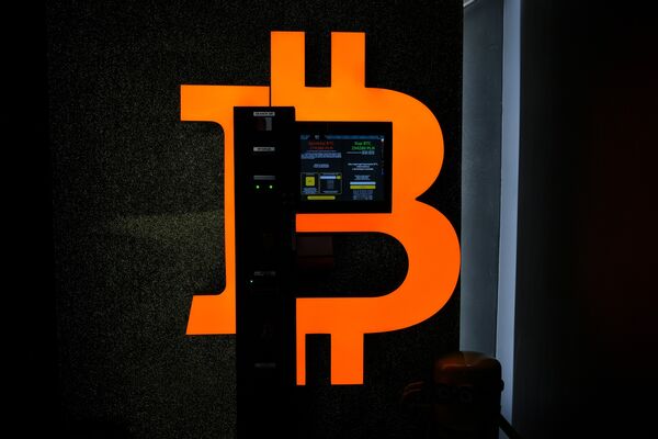 A Bitcoin ATM in Warsaw.