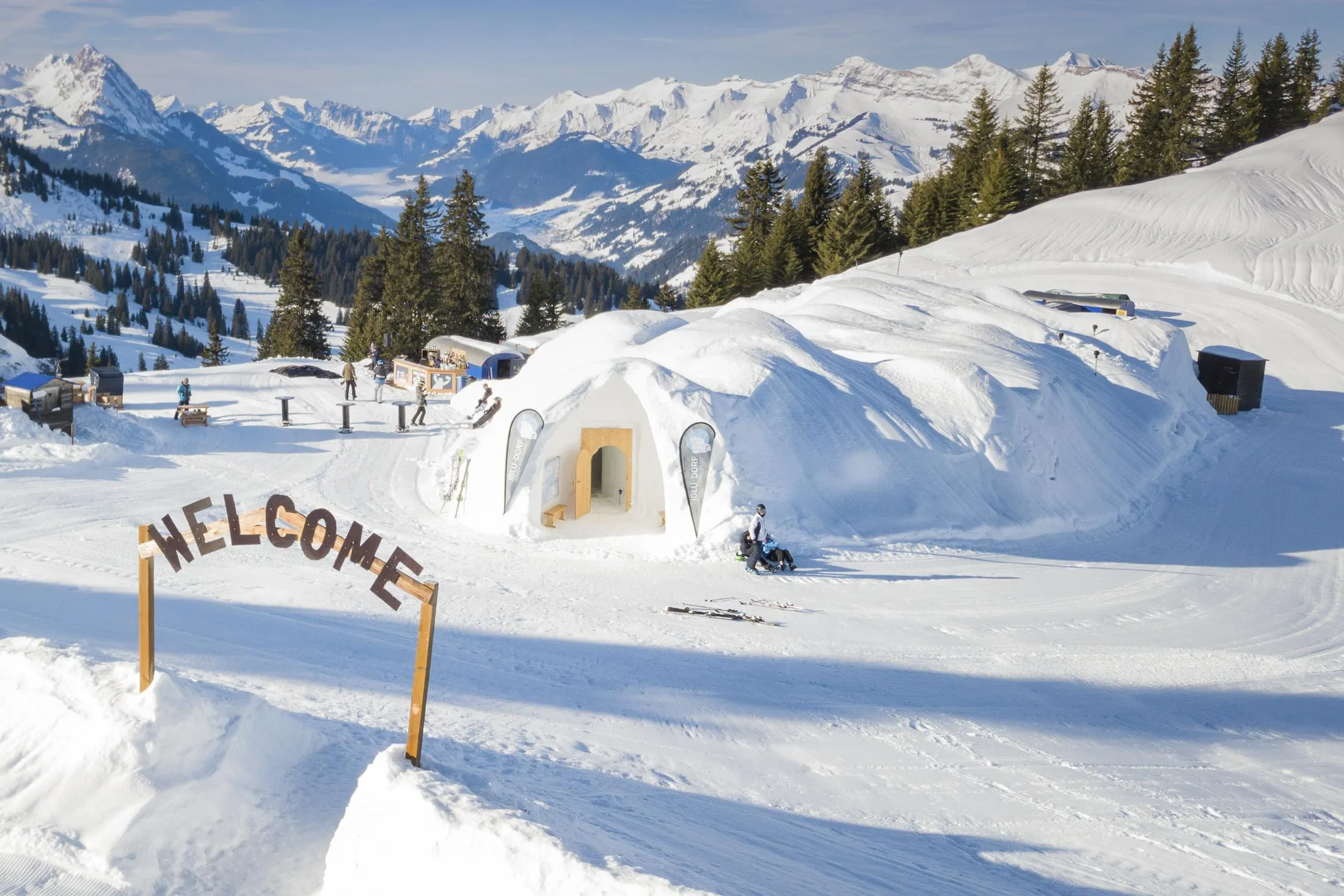 The&nbsp;Gstaad Igloo Village.