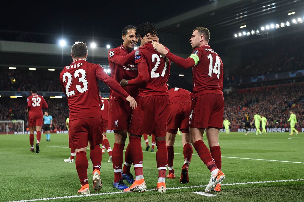 Liverpool Beats Barca 4-0 In Historic Champions League Comeback - Bloomberg