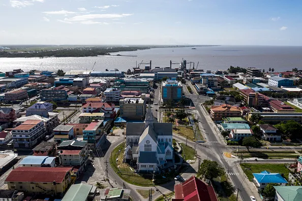 The Georgetown&nbsp;port&nbsp;in Georgetown, Guyana.