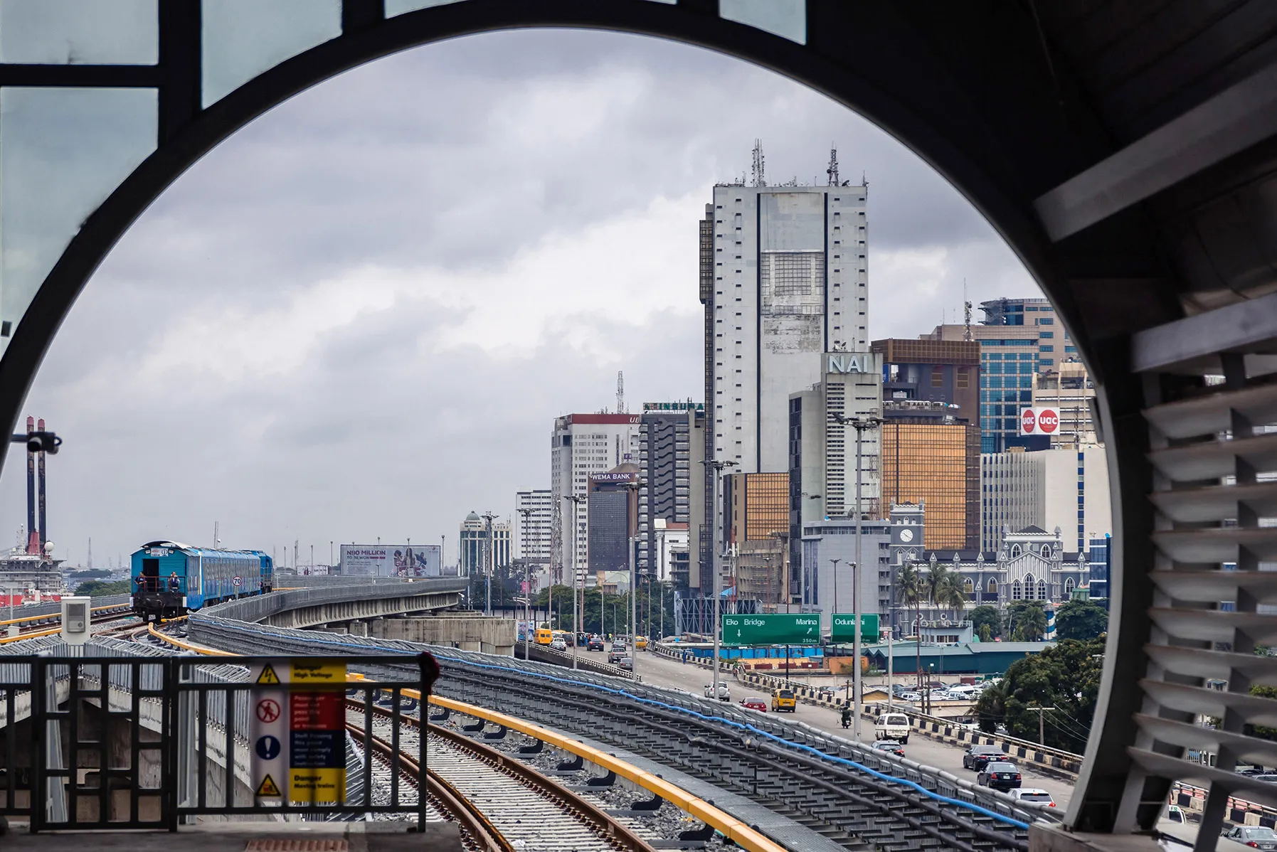 Lagos’s first light-rail system.