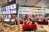 Terminal 4 at Changi Airport in Singapore.