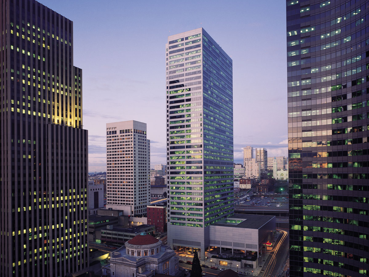 Completed in 1981, 800 Fifth Ave. is a 42-story, 1.2 million-gross-square-foot office building in downtown Seattle.