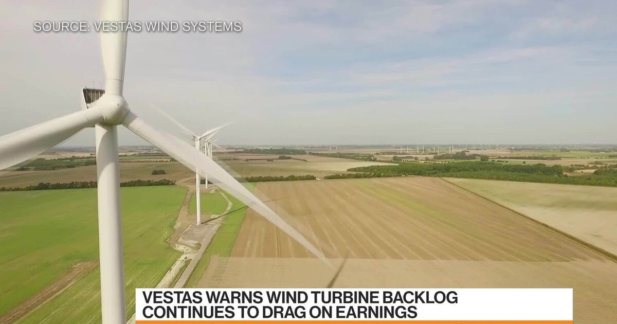 Watch Vestas CEO Says Wind Turbine Backlog to Take 'Some Quarters' to Clear - Bloomberg