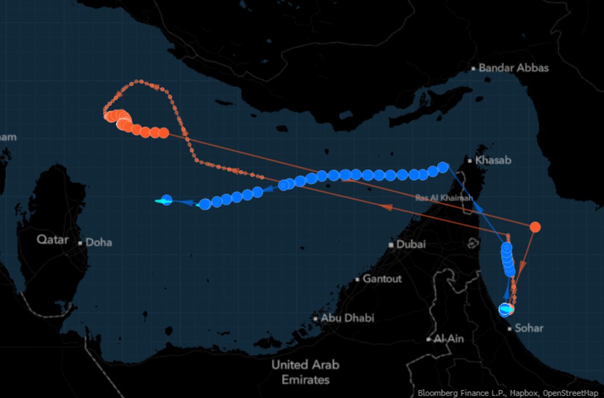 bloomberg.com - Julian Lee - Oil Tankers Still Cross Hormuz on Oman Side Despite Flare Up