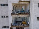 Two exposed bedrooms in a building of which part of the wall was knocked down after a magnitude 7.1 earthquake hit in Acapulco, on Sept. 8.