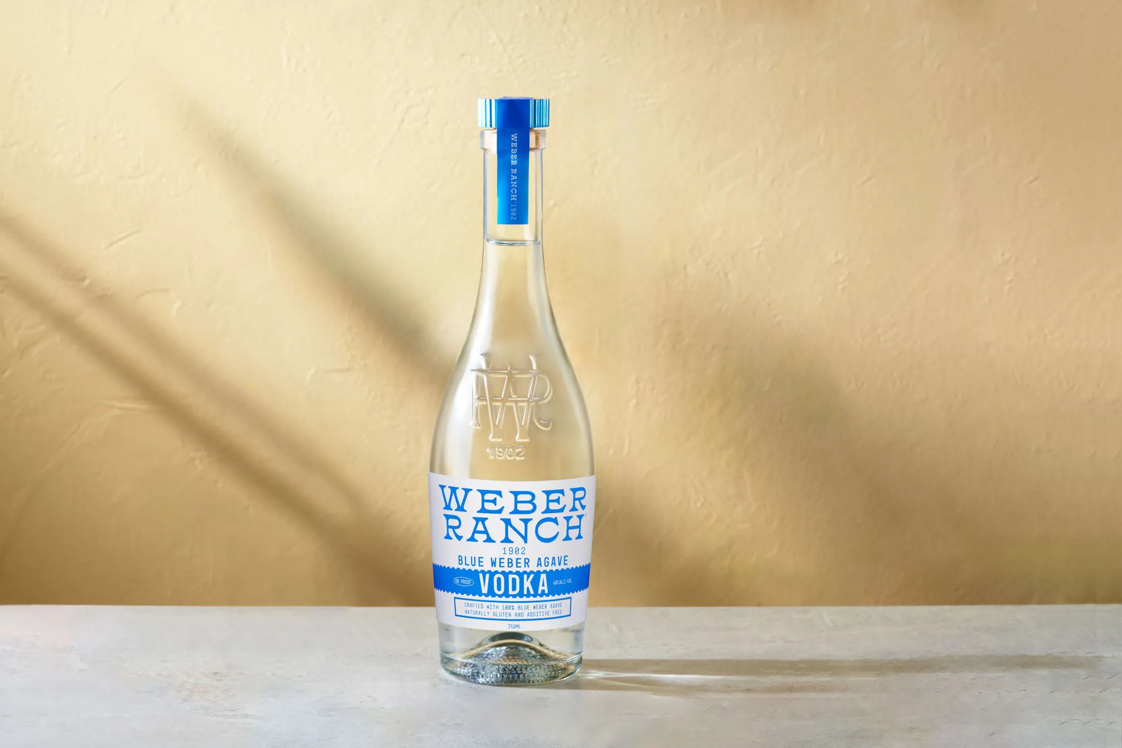 Weber Ranch 1902 agave vodka.