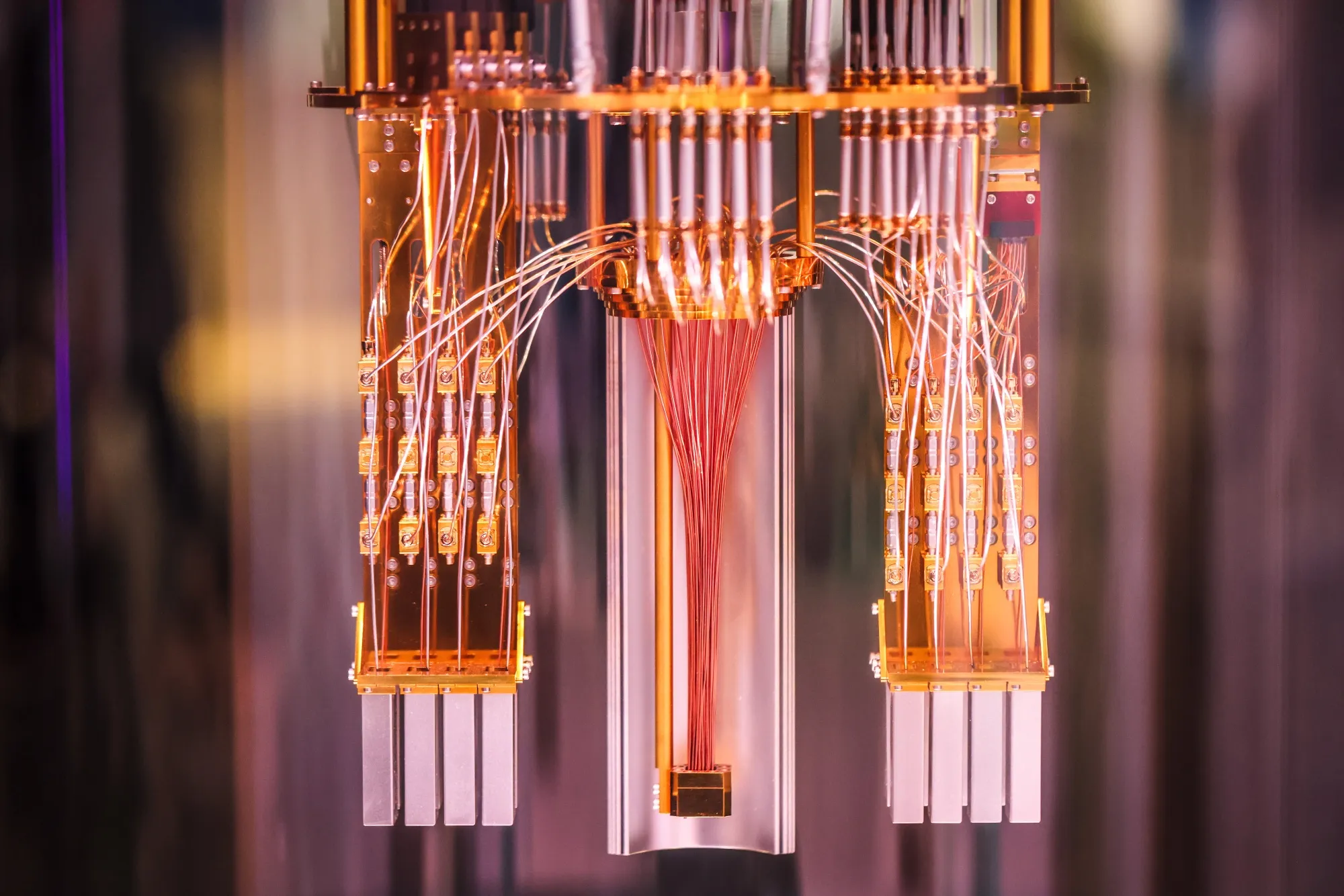 A quantum computing demonstration in Barcelona.
