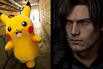 Composite image of Pikachu from Pokemon and Leon from Resident Evil for Bloomberg Opinion