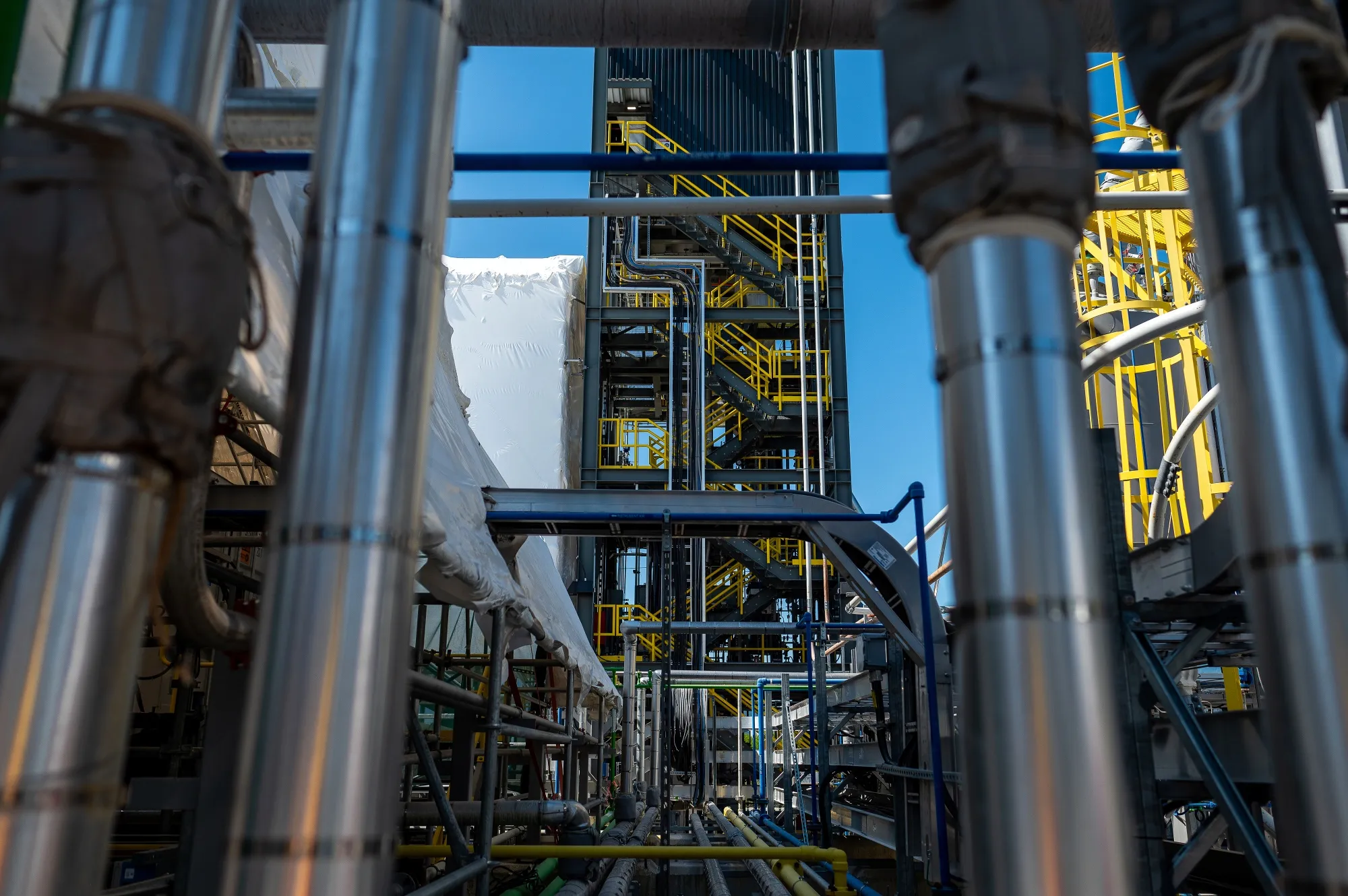 The Carbon Engineering Direct Air Capture pilot plant in Squamish, British Columbia, Canada.