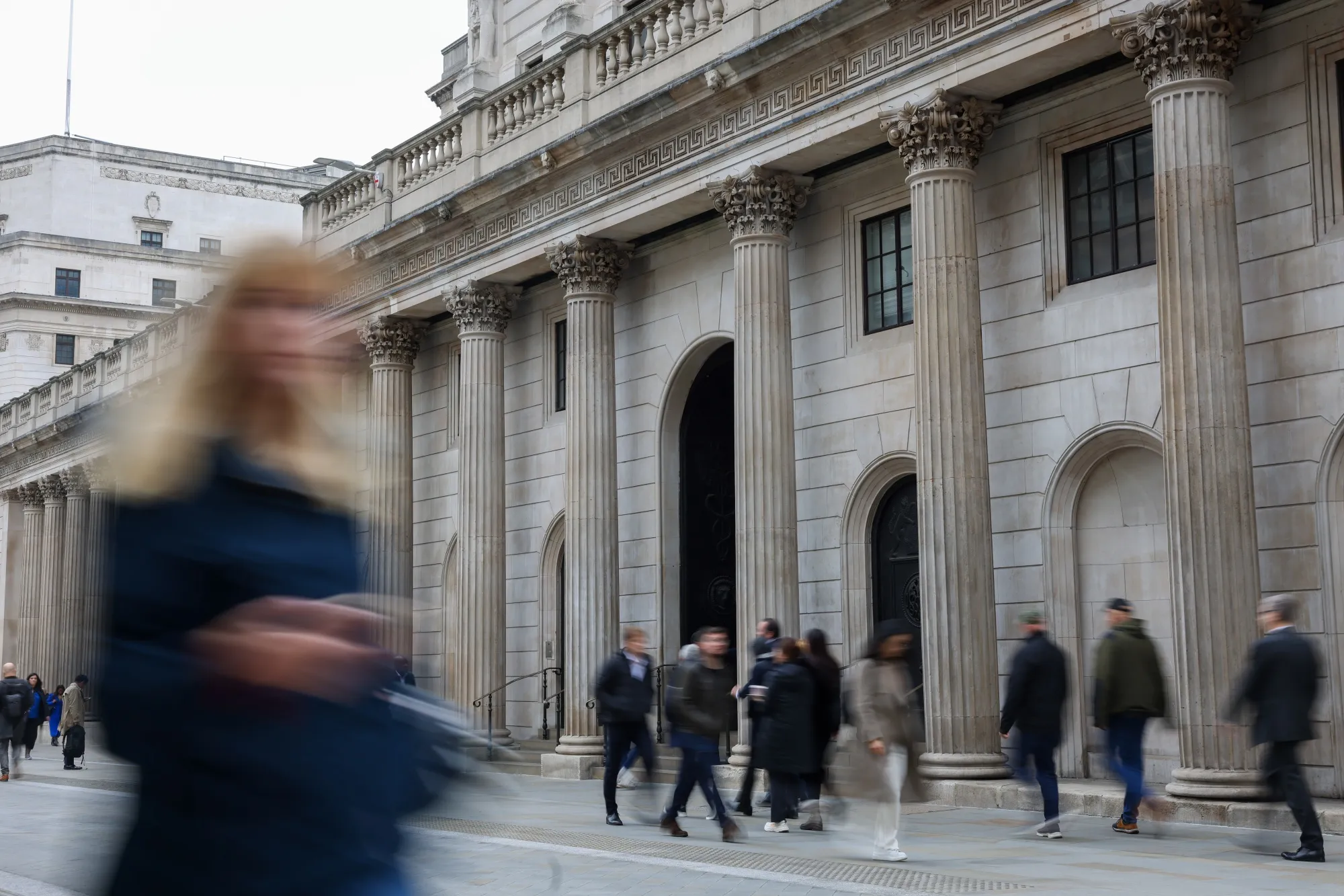 The Bank of England&nbsp;in the City of London.