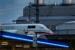 A train passes the Mitte Combined Heat and Power (CHP) natural gas power plant, operated by Vattenfall AB, in Berlin.