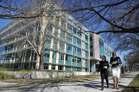 Office workers in Canberra