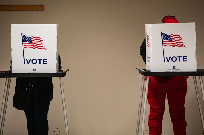 Residents Cast Ballots As Early Voting Begins In Detroit