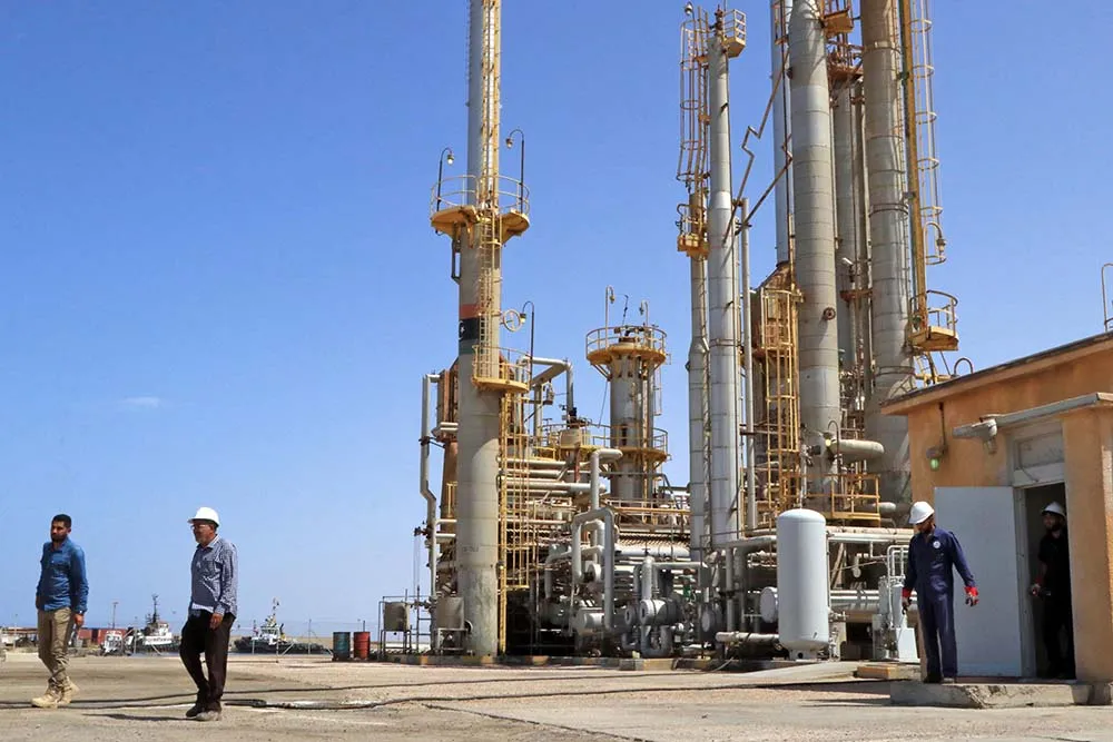 Brega oil port in Marsa Brega, Libya.
