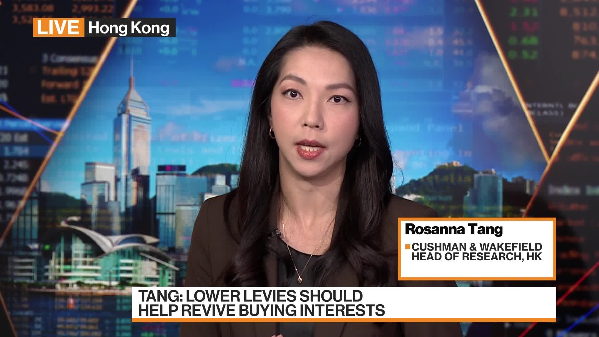 Watch Cushman & Wakefield's Tang on HK Property Sector - Bloomberg