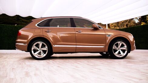The signature color of the Bentley Bentayga is one inspired by nostalgia, featuring darkened corners and a slightly tarnished-looking patina.