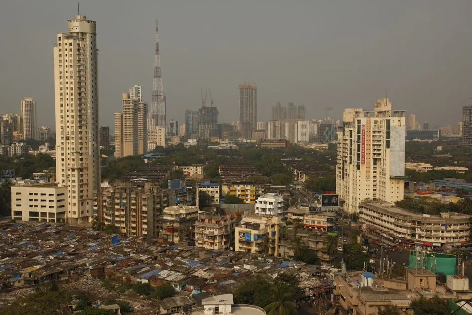 A view of the Campa Cola compound and other highrises in the Worli section of South Mumbai. 