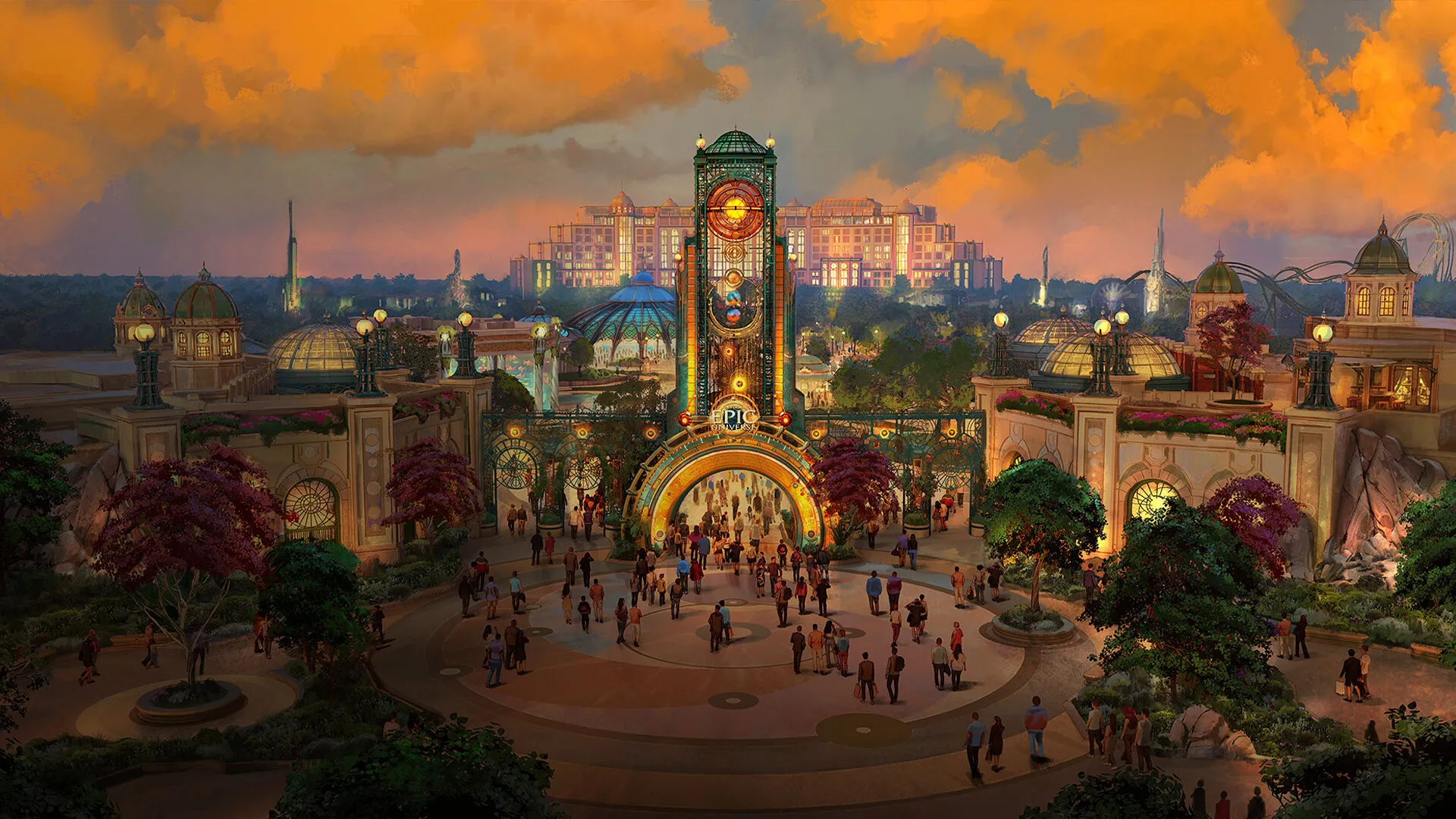 Universal Epic Universe, the theme park Comcast Corp. is building in Orlando, Florida.