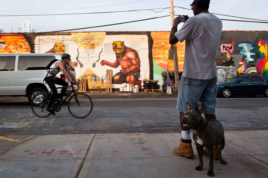 New York neighborhoods like Bushwick have seen an influx of new residents in recent years.