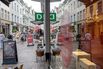 Shoppers in Rostock, Germany.