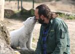 An inflation metaphor for our times? Knut the polar bear and caretaker Thomas Doerflein at the Berlin Zoo.