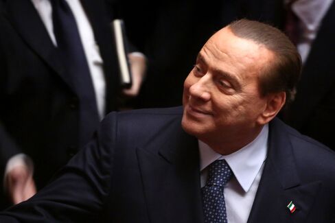 Former Italian Prime Minister Silvio Berlusconi