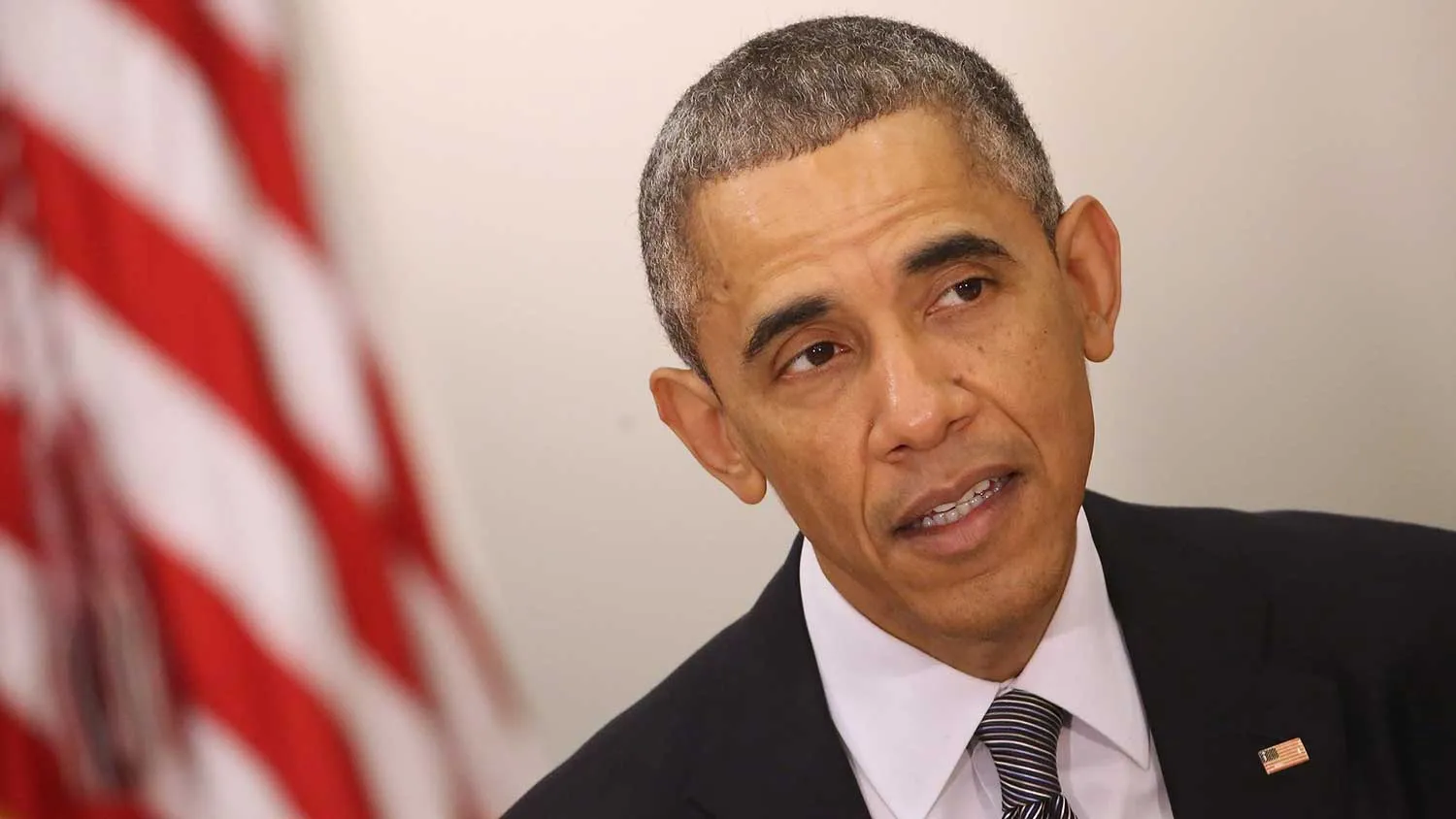 U.S. President Barack Obama delivers remarks during a meeting of The President's Export Council in the Eisenhower Executive Office Building December 11, 2014 in Washington, DC.
