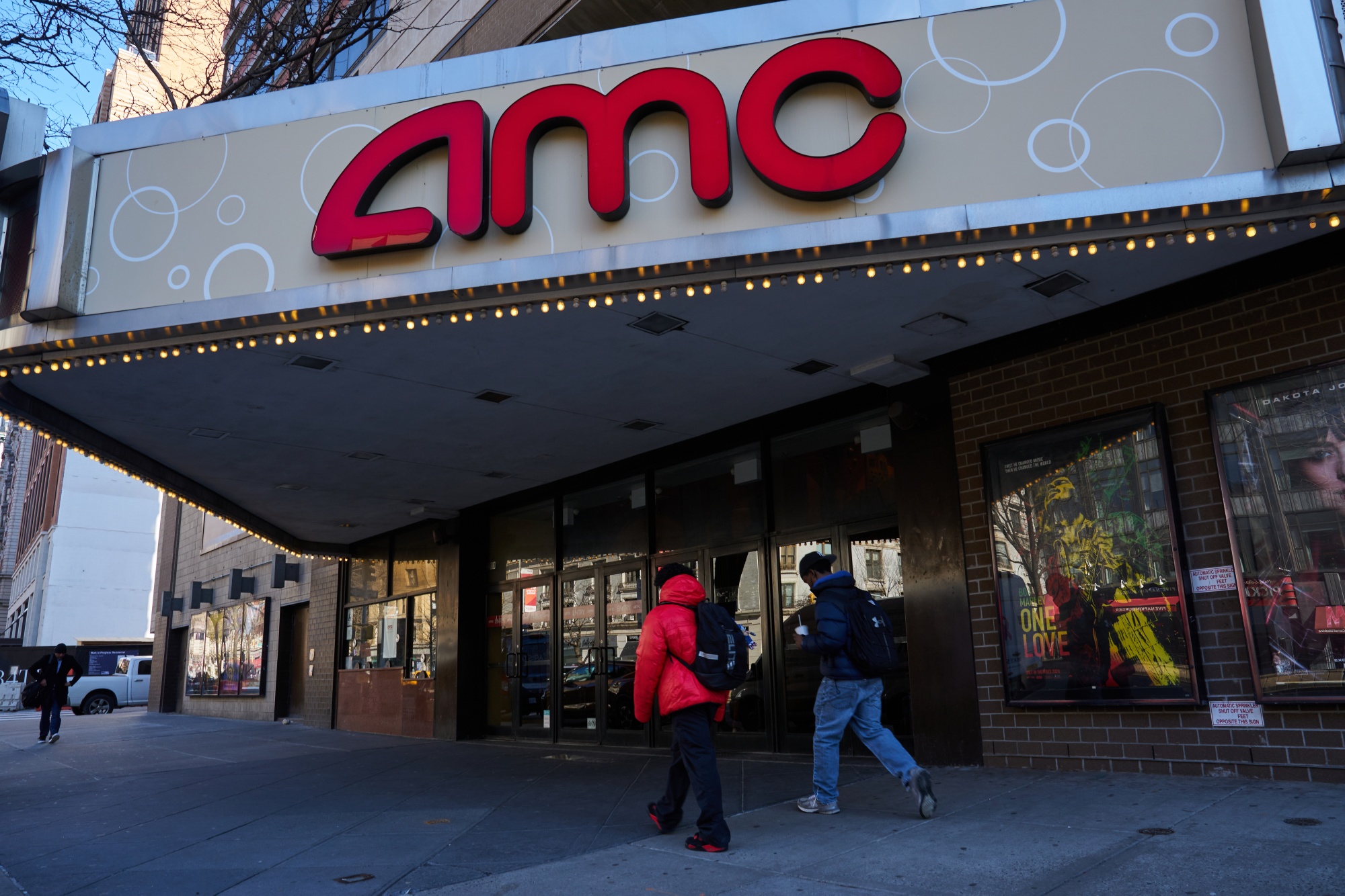 An AMC movie theater in New York.