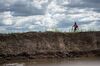 The banks of the Zambezi on the river’s lower reaches in Mozambique, which is seeking $3.2 billion to rebuild after a pair of devastating cyclones. The UN says Africa will suffer more than any other continent from the effects of climate change.