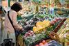 Shoppers at an Akidai Supermarket as BOJ Cites Defensive Mindset Among Reasons for Weak Inflation