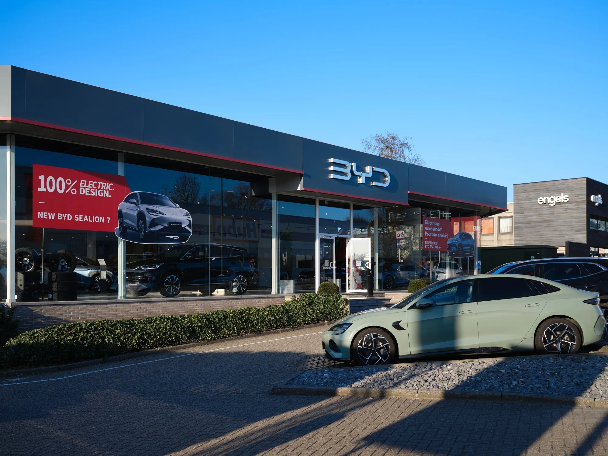 A BYD Co. dealership in Zaventem, Belgium.