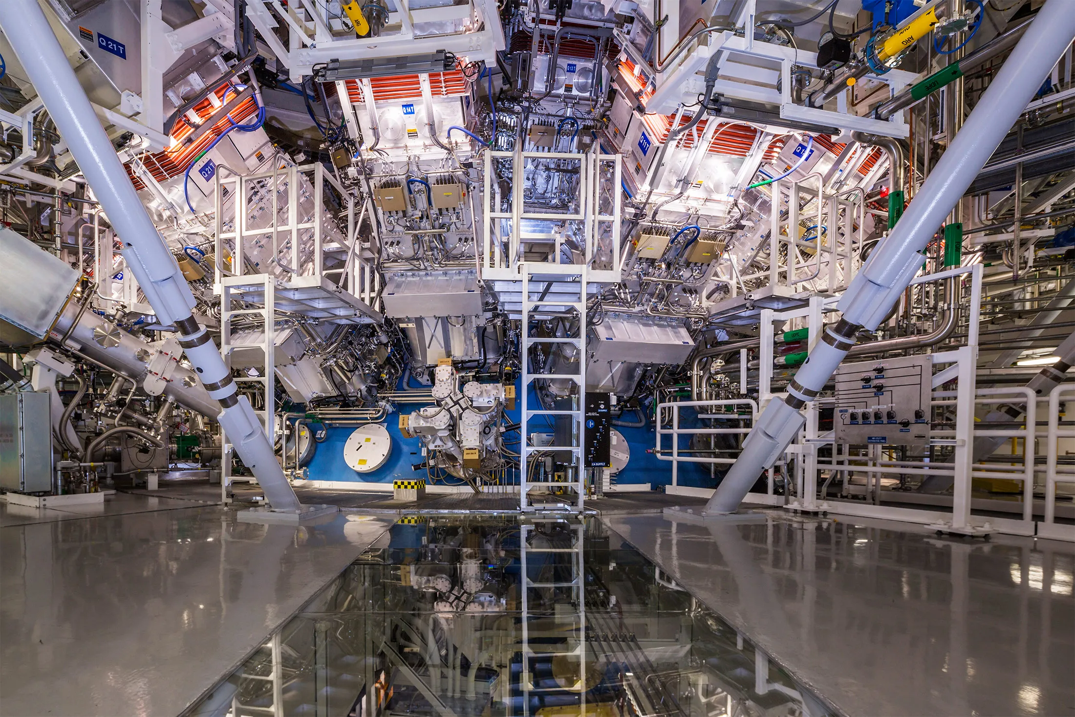 The National Ignition Facility Target Bay at the Lawrence Livermore National Laboratory.