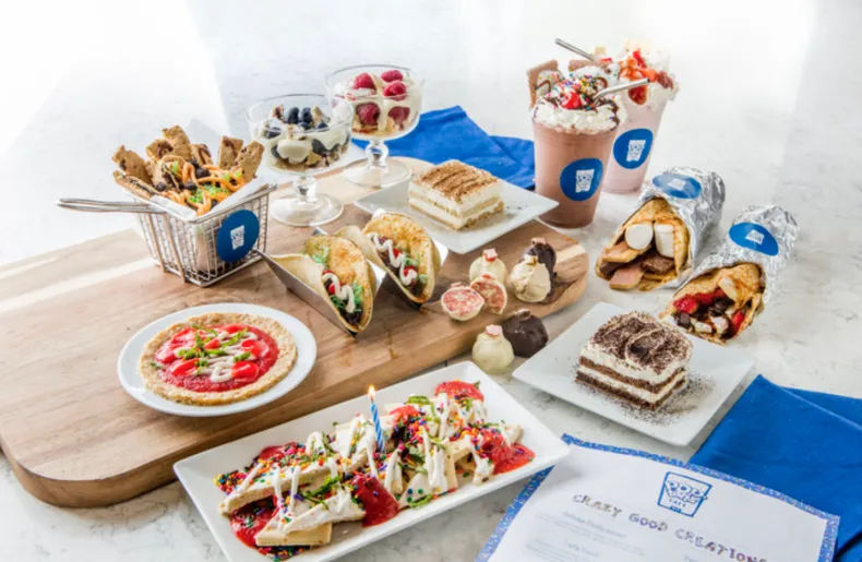 The Pop-Tarts Cafe menu.
