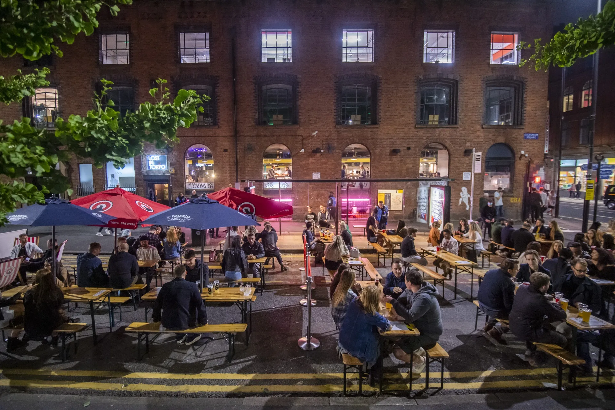 Nighttime Economy Before Ban On Gatherings Of More Than Six People 